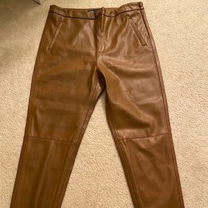 Zara Faux Leather Pants